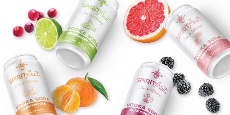 Spiritfruit Premium Canned Vodka Soda