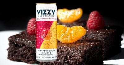 Vizzy Raspberry Tangerine Hard Seltzer
