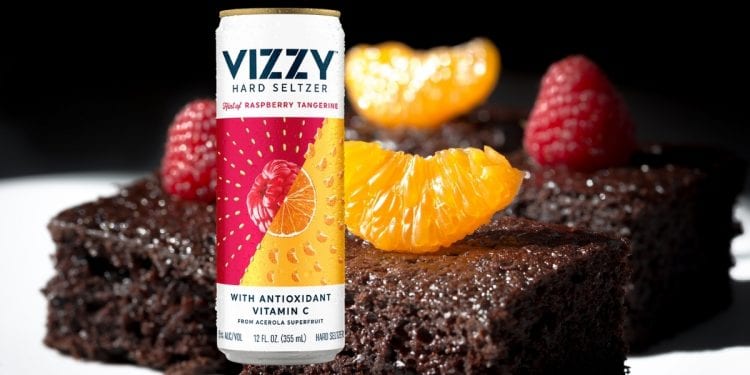 Vizzy Raspberry Tangerine Hard Seltzer