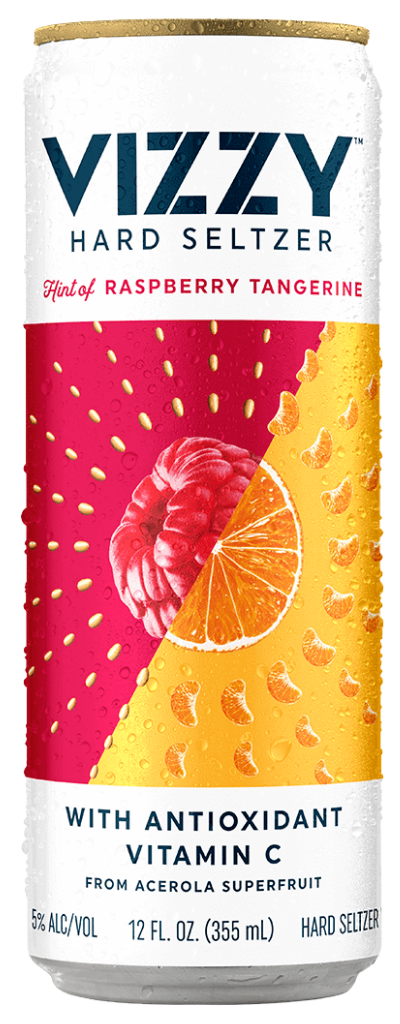 Vizzy Raspberry Tangerine Hard Seltzer