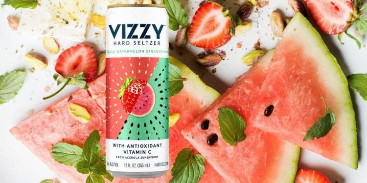 Vizzy Watermelon Strawberry Hard Seltzer