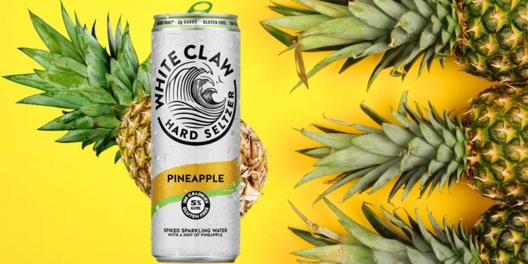 White Claw Pineapple Hard Seltzer