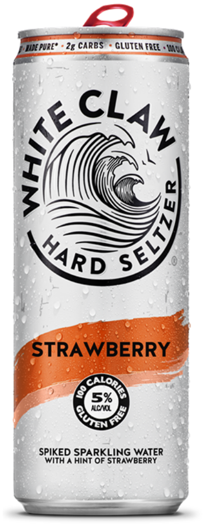 White Claw Strawberry Hard Seltzer
