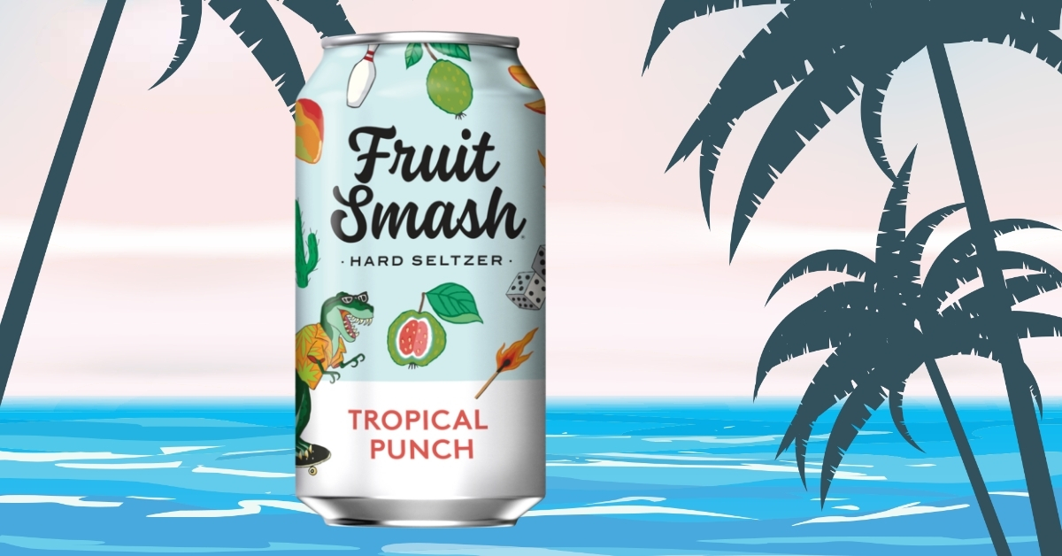 Fruit Smash Tropical Punch Hard Seltzer Review Seltzer Nation