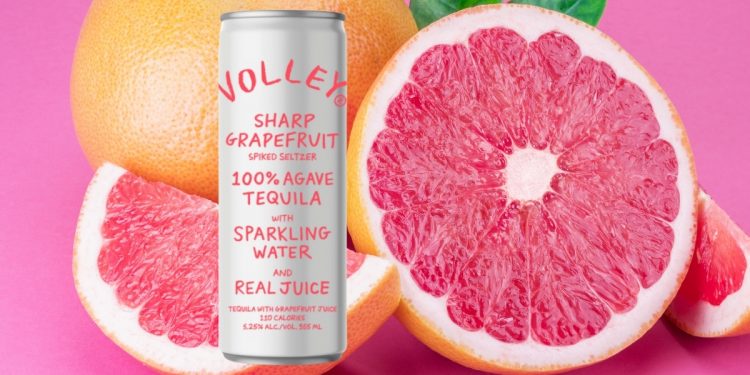 Volley Sharp Grapefruit Tequila Seltzer