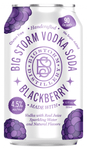 Big Storm Blackberry Vodka Soda