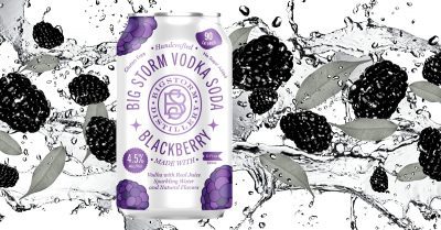Big Storm Blackberry Vodka Soda