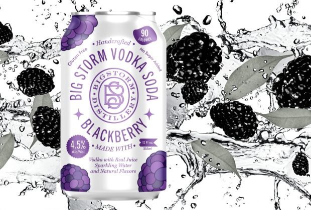 Big Storm Blackberry Vodka Soda