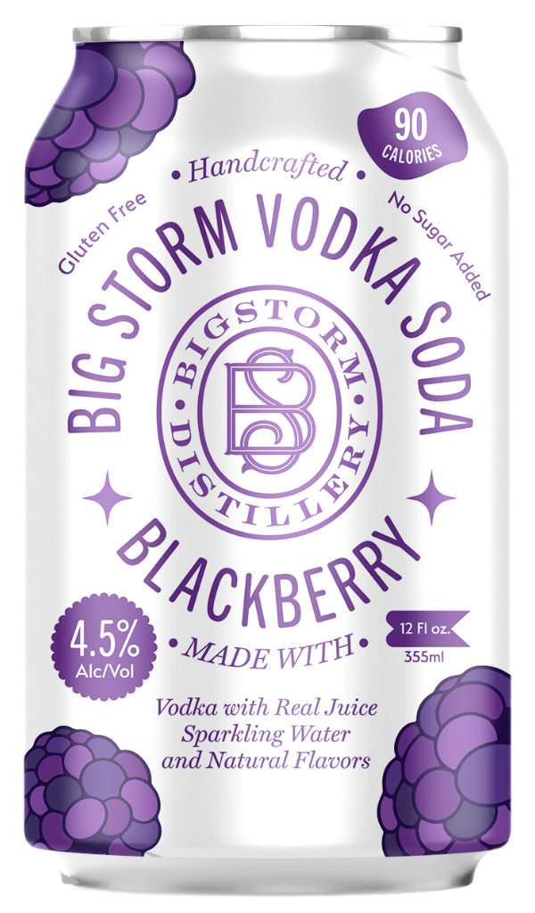 Big Storm Blackberry Vodka Soda Review Seltzer Nation