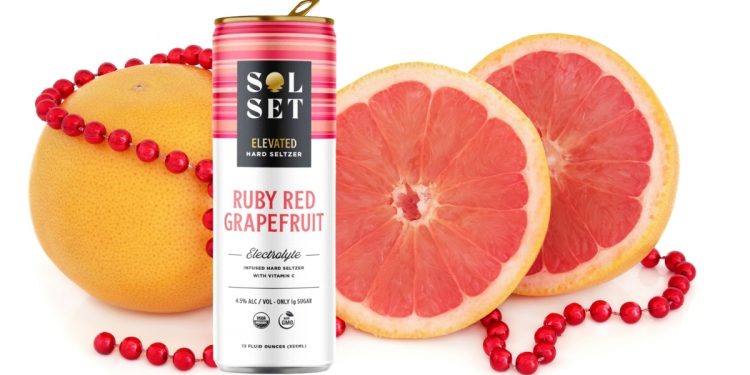 Solset Ruby Red Grapefruit Hard Seltzer