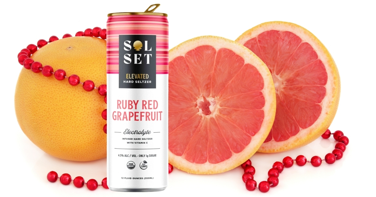 Solset Ruby Red Grapefruit Hard Seltzer Review Seltzer Nation