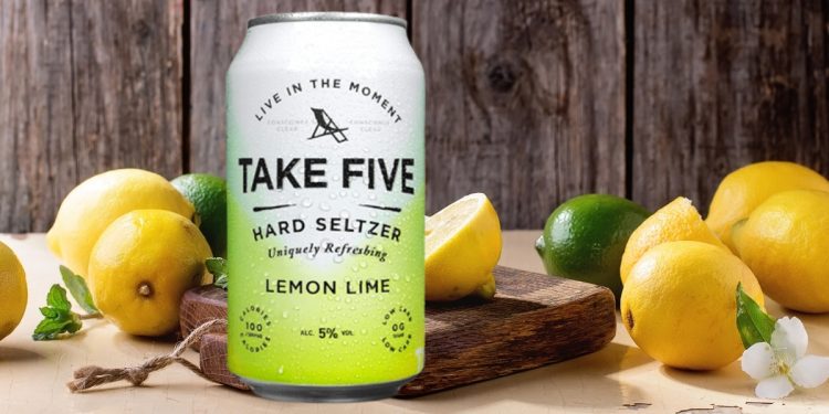 TAKE FIVE Lemon Lime Hard Seltzer