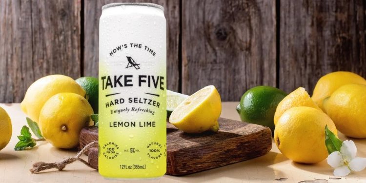 TAKE FIVE Lemon Lime Hard Seltzer