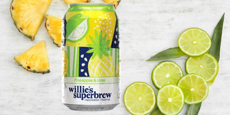 Willie’s Superbrew Pineapple & Lime Hard Seltzer
