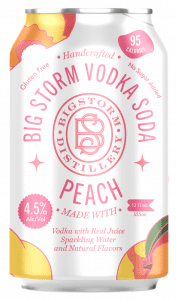Big Storm Peach Vodka Soda