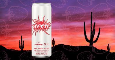 Cacti Strawberry Agave Spiked Seltzer