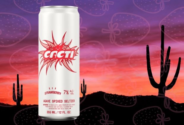 Cacti Strawberry Agave Spiked Seltzer