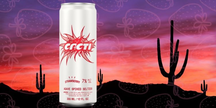 Cacti Strawberry Agave Spiked Seltzer