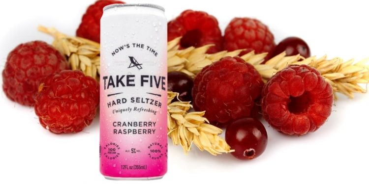 TAKE FIVE Cranberry Raspberry Hard Seltzer