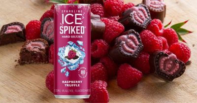 Sparkling Ice Spiked Raspberry Truffle Hard Seltzer