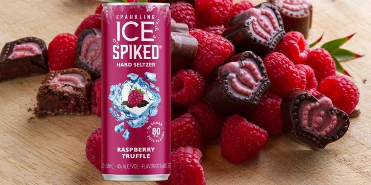 Sparkling Ice Spiked Raspberry Truffle Hard Seltzer