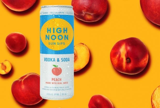 High Noon Vodka & Soda Peach Featured