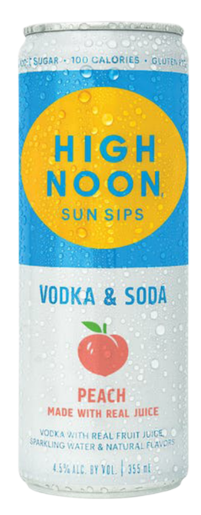 High Noon Vodka & Soda Peach