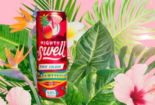 Mighty Swell Pink Colada Spiked Seltzer featured