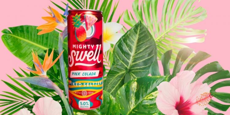 Mighty Swell Pink Colada Spiked Seltzer featured