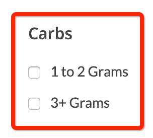 Seltzer Finder Carbs