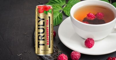 Truly Raspberry Tea Hard Seltzer Featured