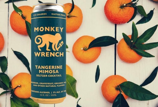 Monkey Wrench Tangerine Mimosa Seltzer Cocktail