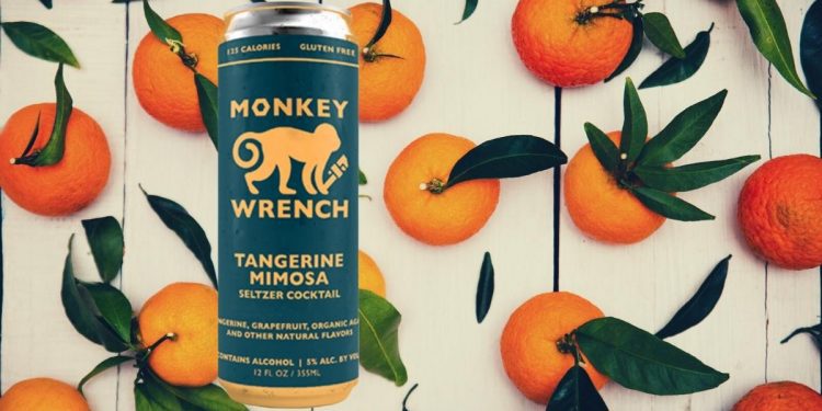 Monkey Wrench Tangerine Mimosa Seltzer Cocktail