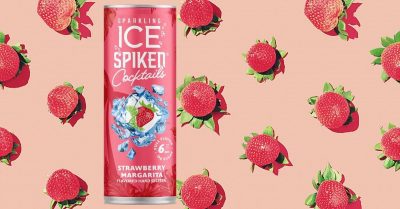 Sparkling Ice Spiked Strawberry Margarita Featured
