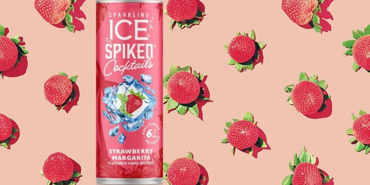 Sparkling Ice Spiked Strawberry Margarita Featured