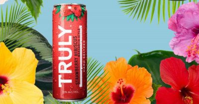 Truly Margarita Strawberry Hibiscus Hard Seltzer Featured