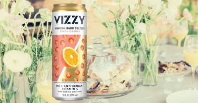 Vizzy Mimosa Peach Orange Hard Seltzer