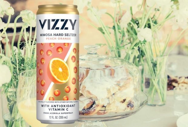 Vizzy Mimosa Peach Orange Hard Seltzer