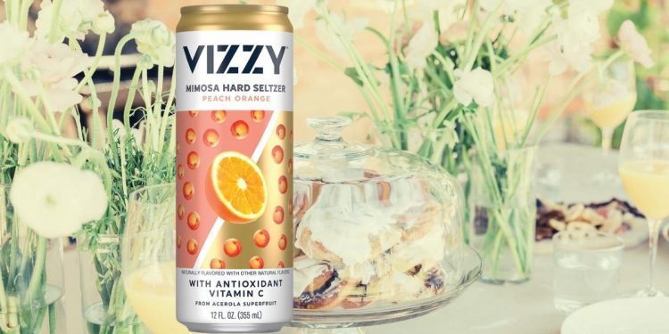 Vizzy Mimosa Peach Orange Hard Seltzer