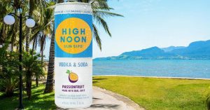 High Noon Vodka & Soda Passionfruit Hard Seltzer Featured