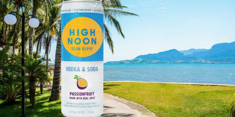 High Noon Vodka & Soda Passionfruit Hard Seltzer Featured