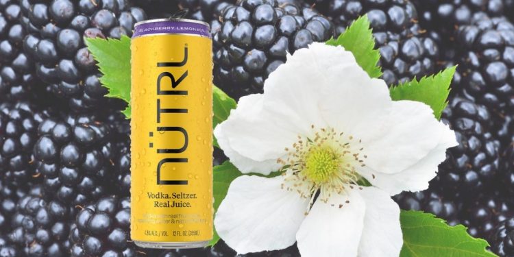 NÜTRL Vodka Seltzer Blackberry Lemonade