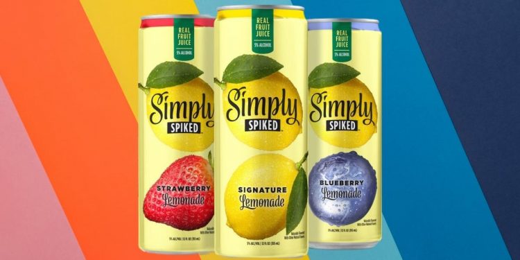 Simply Spiked Lemonade Seltzer Nation