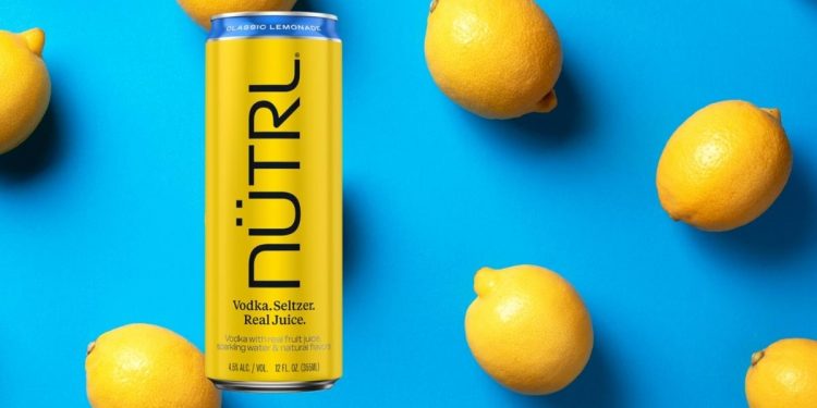 NÜTRL Vodka Seltzer Classic Lemonade Featured