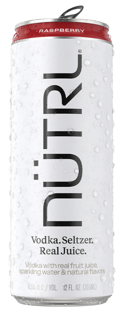 NÜTRL Vodka Seltzer Raspberry