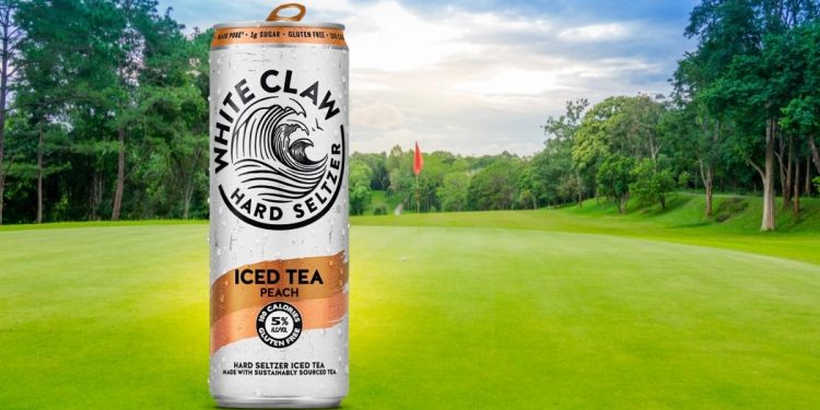 White Claw Peach Iced Tea