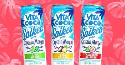 Vita Coco Spiked with Captain Morgan Rum