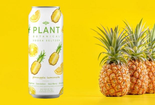 Plant Botanical Vodka Seltzer Pineapple Lemonade Featured