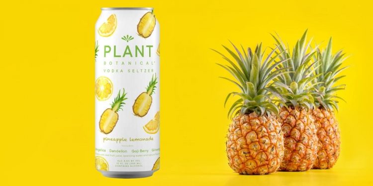 Plant Botanical Vodka Seltzer Pineapple Lemonade Featured
