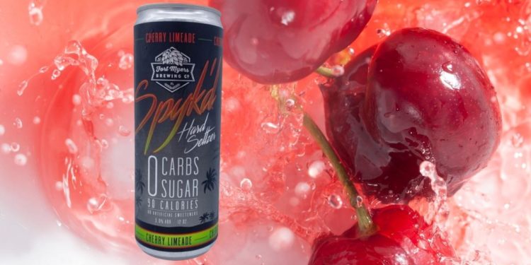 Fort Myers Brewing Company Spyk’d Cherry Limeade Hard Seltzer Featured